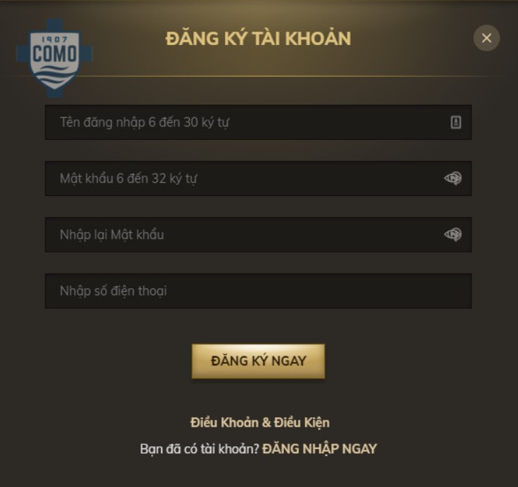 Hướng dẫn cách đăng ký tài khoản tại Oxbet