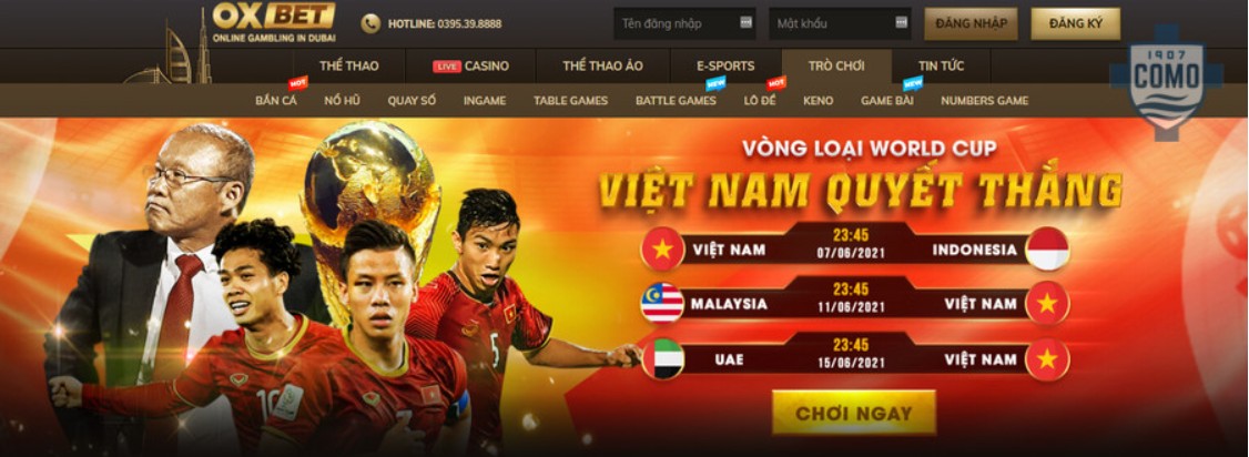 Giơi thiệu về nhà cái Oxbet